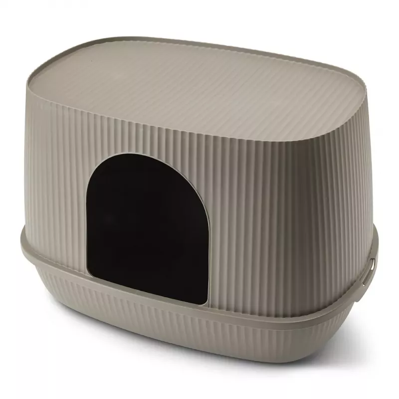 SAVIC Moona kattenbak grijs 57x39x39 cm
