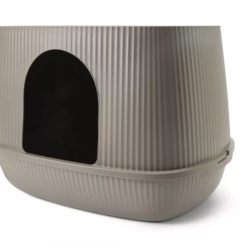 SAVIC Moona kattenbak grijs 57x39x39 cm