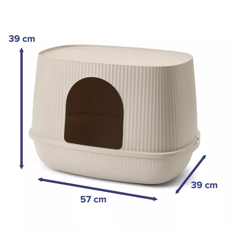 SAVIC Moona kattenbak mokka 57x39x39 cm