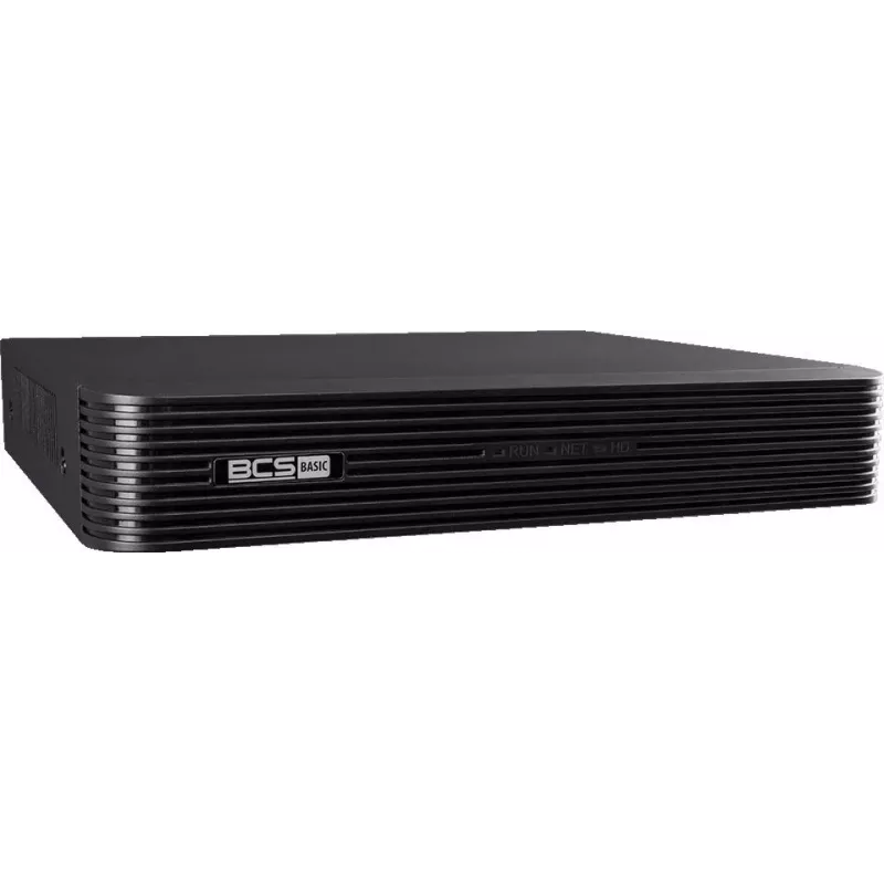 BCS BASIC BCS-B-NVR1001(2.0) 10-kanaals IP-netwerkvideorecorder, 8MP, 1 HDD