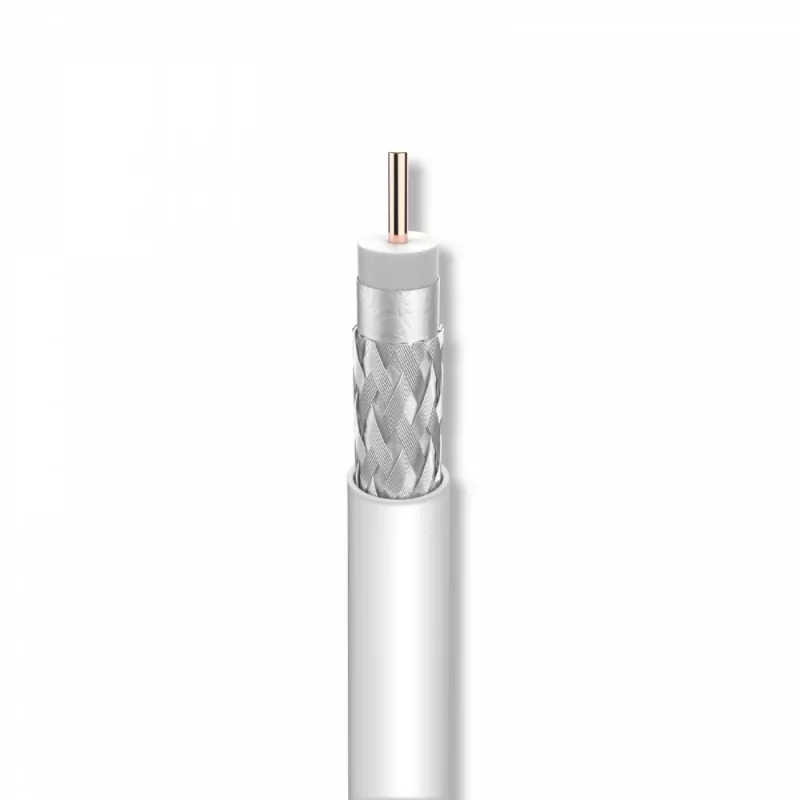 Televes T-100 coaxkabel PVC Eca klasse A - 100 m, wit