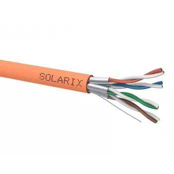 SOLARIX CAT.6A S/FTP LSOH B2ca s1d1a1 solid blank koper 23 AWG 500m spoel