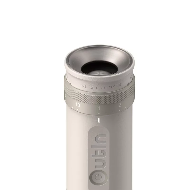 OutIn Fino witte conische maalwerk-koffiemolen