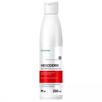 EWE EUROWET Hexoderm medicated shampoo voor honden en katten - 200 ml