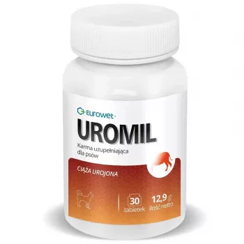 EUROWET Uromil ondersteuning van de urinewegen voor honden en katten - 30 tabletten