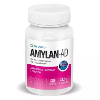 EUROWET Amylan-Ad voedingssupplement voor honden en katten - 30 tabletten