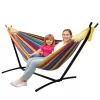 LEAN tuinhangmat met frame voor twee personen, bont, 200x120 cm