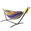 LEAN tuinhangmat met frame voor twee personen, bont, 200x120 cm