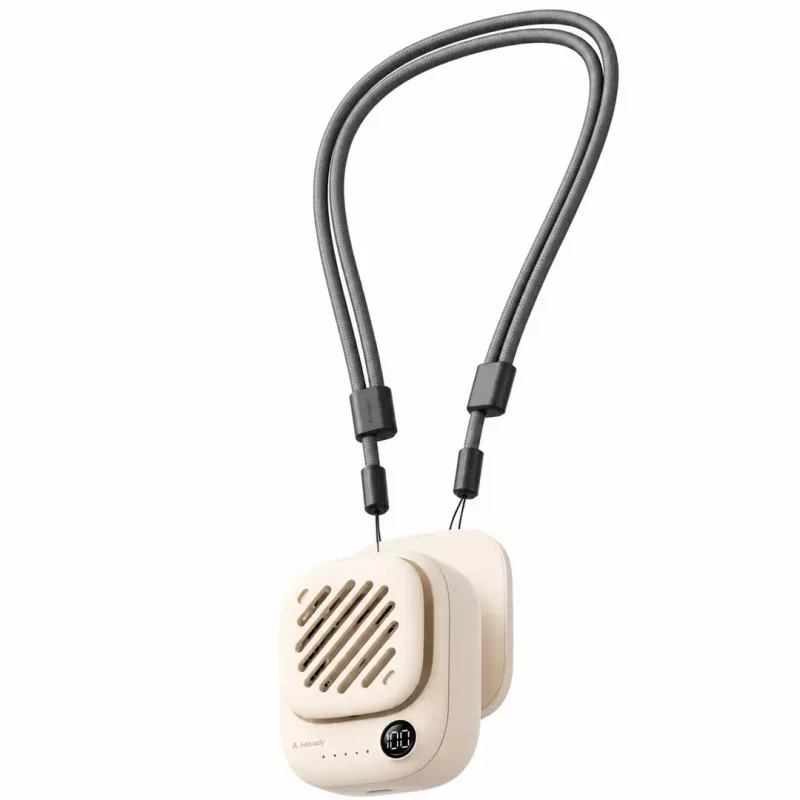 AEL Aecooly Click 01 mini draagbare nekventilator - beige