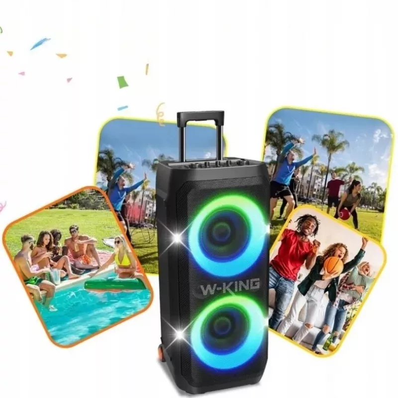 W-KING T12 draadloze Bluetooth-luidspreker – zwart