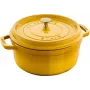 Staub La Cocotte 24 cm ronde braadpan, citroengeel, gietijzer (1011669)