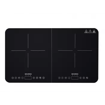 SEVERIN DK 1027 dubbele inductiekookplaat, matzwart
