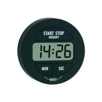 TFA 38.2022.01 digitale timer en stopwatch, zwart
