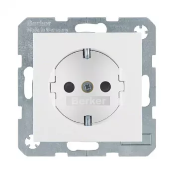 Berker 4723 89 89 Schuko-contactdoos polarwit