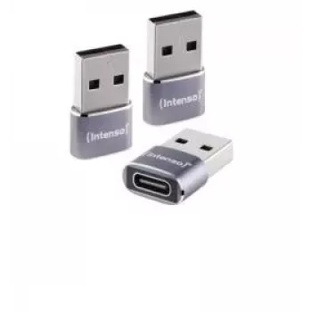 Intenso USB-C naar USB-A adapter 7600013 zwart