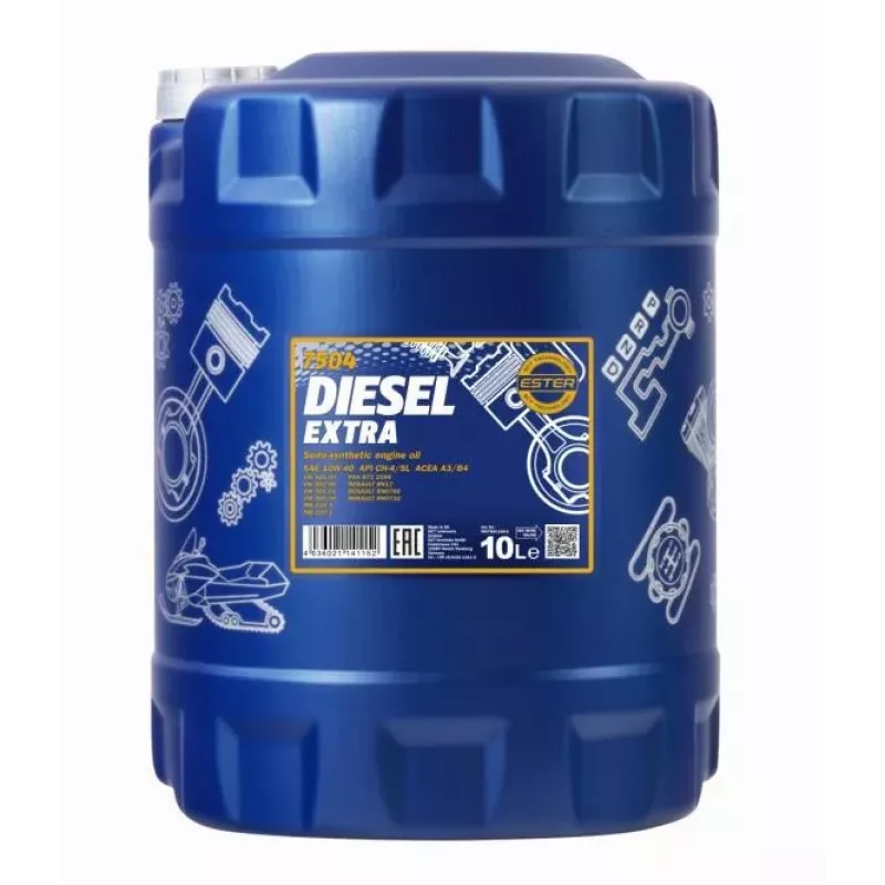 MANNOL Diesel Extra 10W-40 7504, inhoud 10L