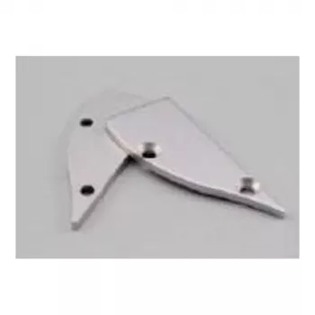 Synergy 21 LED U-profiel ALU062 eindkap zilvergrijs