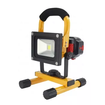 Synergy 21 LED accu-bouwlamp 10W geel/koelwit slider