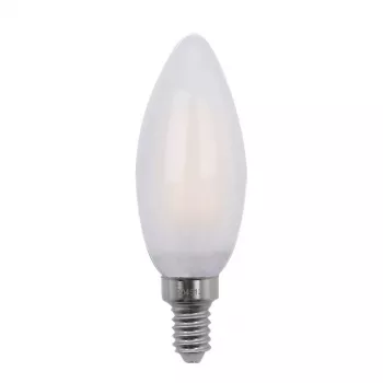 SYNERGY21 LED-retrofit E14 kaarslamp 4,5W warmwit opaal