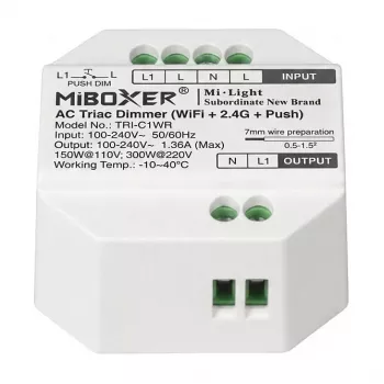 Miboxer Synergy 21 LED AC TRIAC-dimmer WiFi+2.4G+Push (TRI-C1WR)