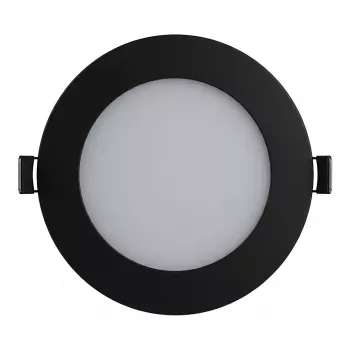 SYNERGY21 LED Ultra Slim LED Panel Light V6 6W Dual White (CCT) zwart 24V
