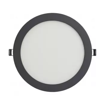 SYNERGY21 LED Ultra Slim paneellamp V6 24W Dual White (CCT) zwart 24V