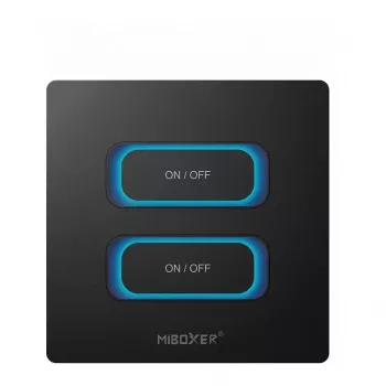 MIBOXER ESR2B 2-voudige smart switch 2,4GHz bewegingssensor + dimmer afstandsbediening voor MiLight/MiBoxer