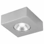 Synergy 21 LED-inbouwplafondspot Helios zilver - vierkant - opbouwframe