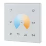 SYNERGY21 LED Controller EOS 05 wanddimmer Dual White (CCT) touch 4 zones