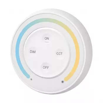 MiBoxer S1-B Sunrise-afstandsbediening voor Dual White (CCT) LED, 2,4 GHz, zwart