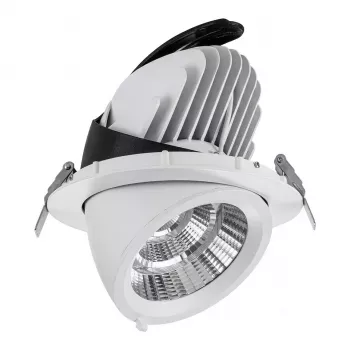 SYNERGY21 LED downlight 40W wit, kantelbaar, warmwit