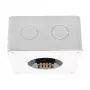 SYNERGY21 LED-sensor microgolfradar aanwezigheidsmelder 2,4 GHz, vierkant, opbouwframe, MiLight/MiBoxer compatibel