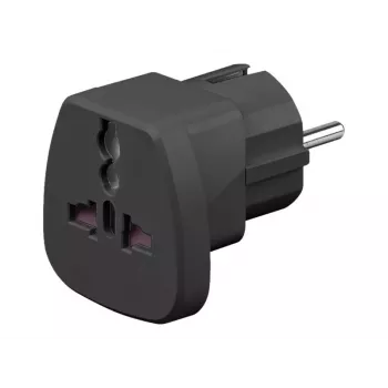 Goobay 94028 wereldreisstekker, zwart