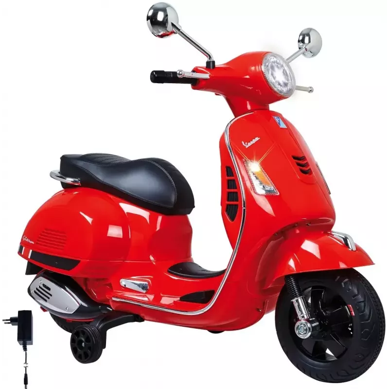 Jamara ride-on Vespa GTS 125 rood Li-Power 12.6