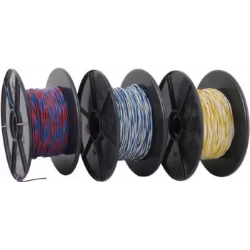 EFB YV 2x0,6/1,1 mm wit/blauw telecommunicatiekabel 100 m rol