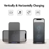 LogiLink smartphonehouder & draadloze oplader zwart
