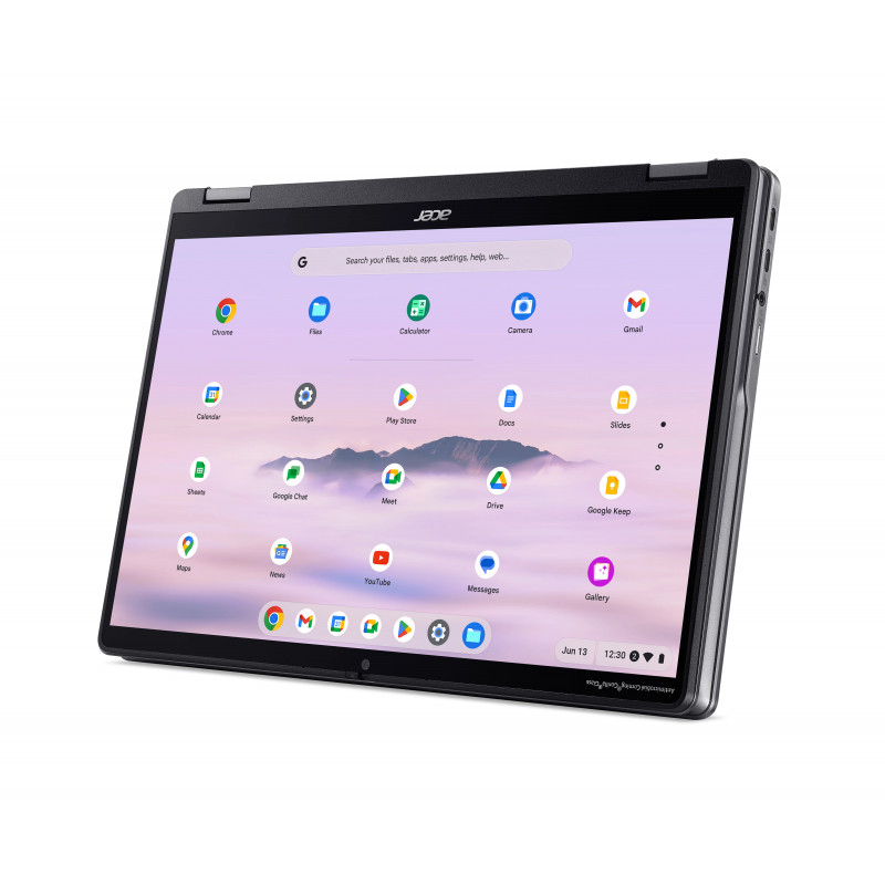 Acer Chromebook Plus Spin 514 for Work CPE594-1N-36N1 14 inch WUXGA IPS touch/pennondersteuning Intel Core 3 Processor 100U 8GB LPDDR5X 128GB SSD Chrome OS 2 jaar garantie