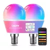 LEPRO BP1-2 E14 LED-lamp met Bluetooth en Wi-Fi, 470 lm, 2-pack