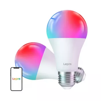 LEPRO B2-2 E27 Wi-Fi LED-lamp, 1100 lm, 2-pack