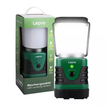 LEPRO 3300008 campinglamp, 1000 lm, 3600 mAh