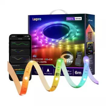 LEPRO SW1-6 RGB slimme LED-strip, 6 m