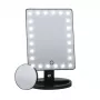 RIO MMSP-EU/2,4 24 LED dimbare make-upspiegel met touch, zwart