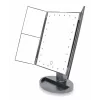 RIO MMFD-EU/1,6 24 LED dimbare make-upspiegel met touch, zwart