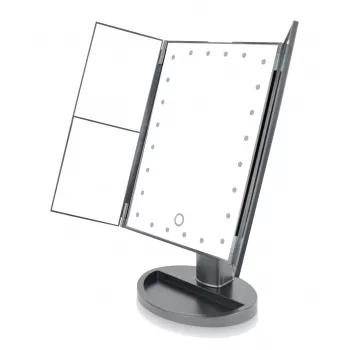 RIO MMFD-EU/1,6 24 LED dimbare make-upspiegel met touch, zwart