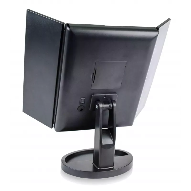 RIO MMFD-EU/1,6 24 LED dimbare make-upspiegel met touch, zwart