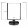 RIO MMFD-EU/1,6 24 LED dimbare make-upspiegel met touch, zwart