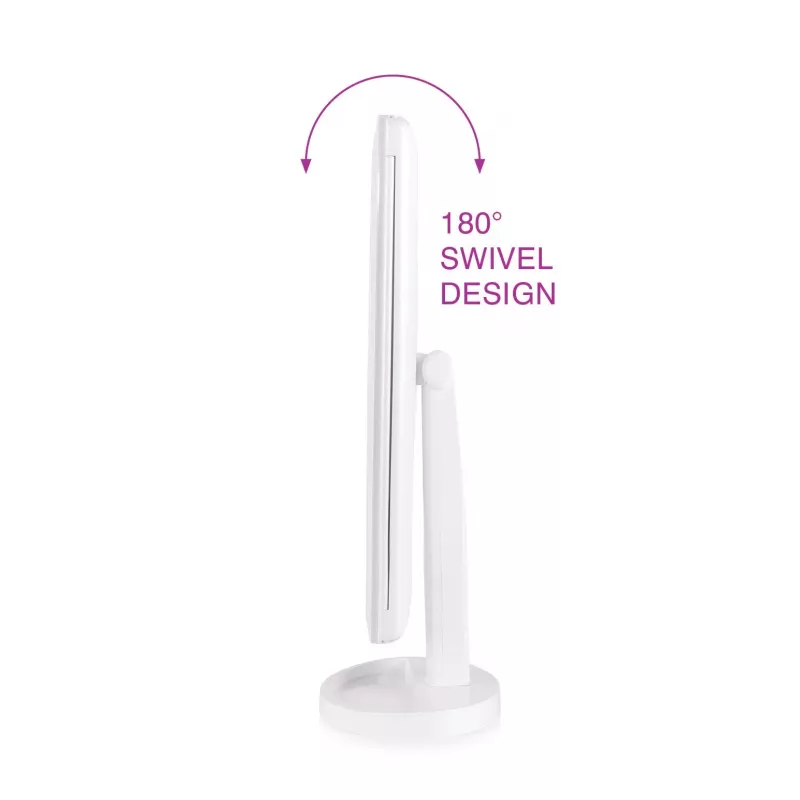 RIO MMFS-EU-L/1,6 opvouwbare spiegel op ware grootte, wit
