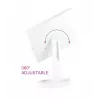RIO MMFS-EU-L/1,6 opvouwbare spiegel op ware grootte, wit