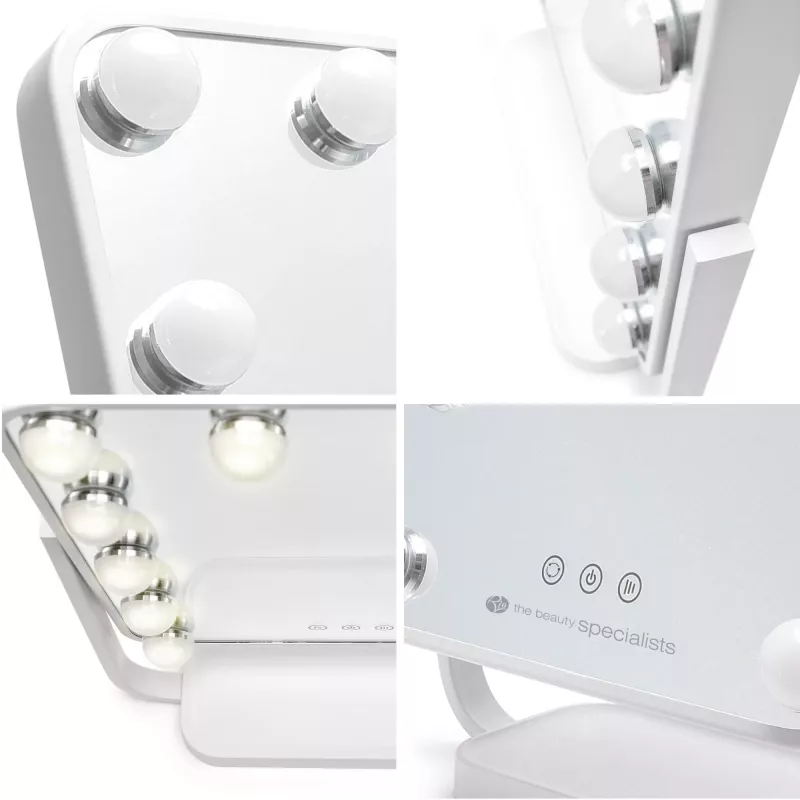 RIO MMHD-EU/1,3 Hollywood Glamour make-uptafelspiegel met LED-verlichting