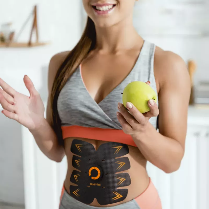 Bodi-Tek BT-ABTR5-EU/1.1 Ab trainer zwart/oranje